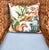 Scarcely seen Michael Taylor 1960's braided wicker rattan wingback chair & ottoman set with new custom cushions...