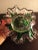 1980s Chalet Art Glass Leaf Pattern Ashtray For Sale - Image 5 of 8