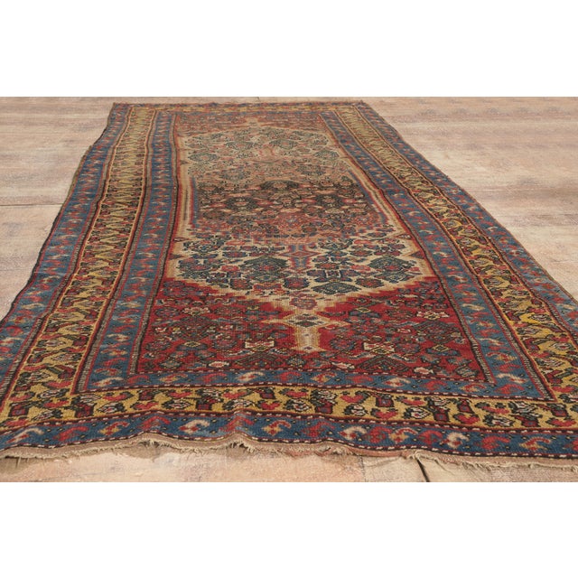 Late 19th Century Persian Lori Rug, 04'08 X 09'09 For Sale - Image 9 of 10