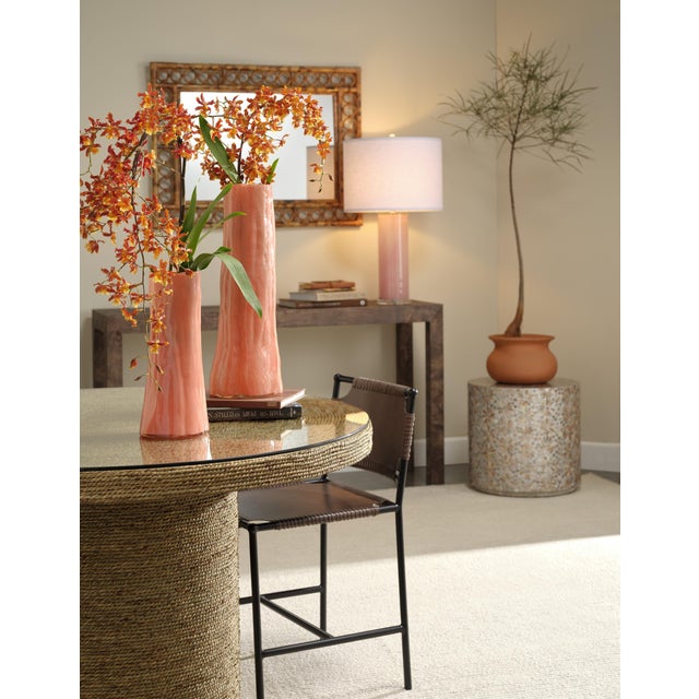 2020s Jamie Young Sequoia Poppy Glass Decorative Vase, Large For Sale - Image 5 of 6