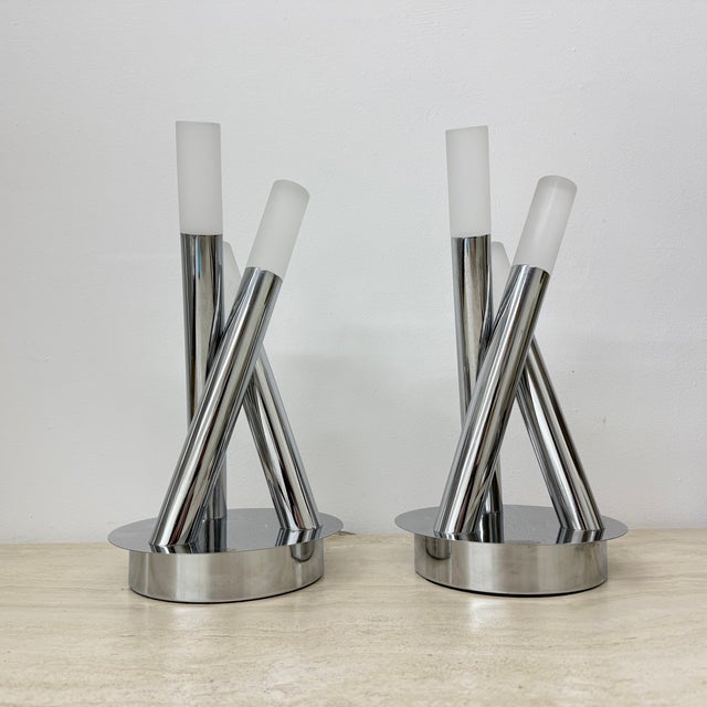 1990s German Table Lamp from Wofi Leuchten, 1990s Set of 2 For Sale - Image 5 of 18