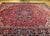 Persian Vintage Persian Heriz Serapi Rug, Hand-Knotted Wool, Geometric Medallion Pattern, Red & Navy, 10x13 For Sale - Image 3 of 14