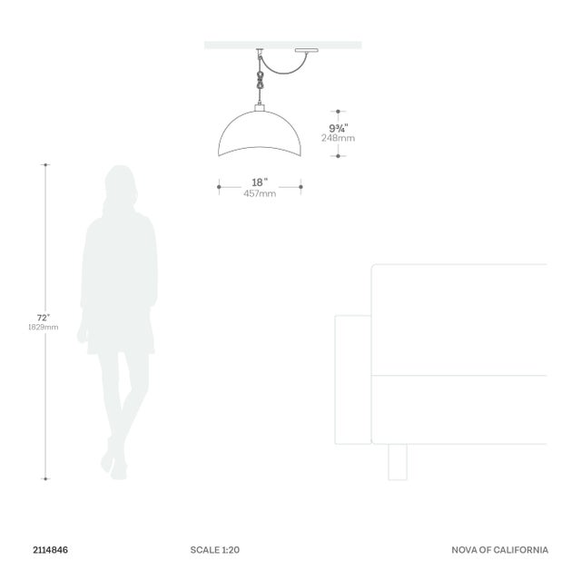 The Luna Bella Pendant is a modern lighting fixture designed by the NOVA Design Team in 2026. This pendant light combines...