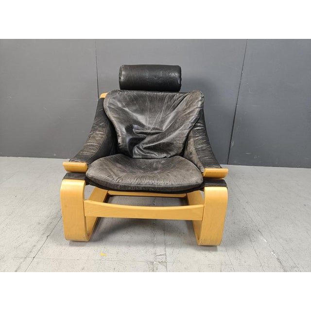 Swedish Kroken Armchair by Ake Fribyter for Nelo Möbel, 1970s For Sale - Image 4 of 10