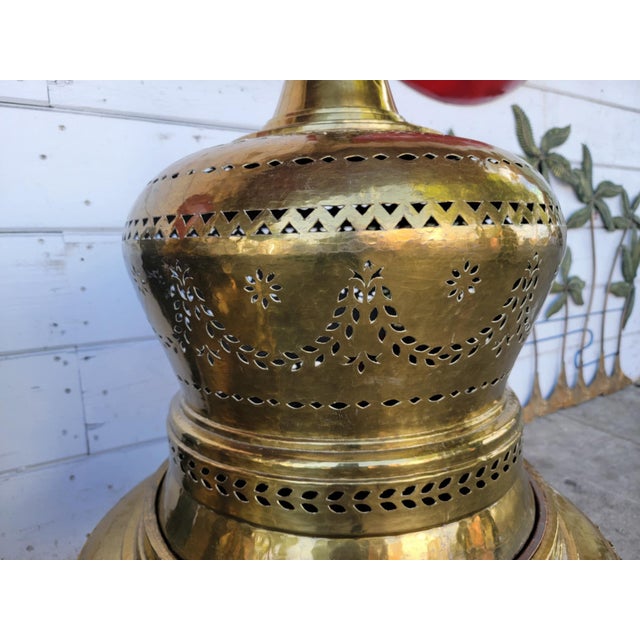 1960s Two French Style Brass & Copper Bell Brazier Heater For Sale - Image 14 of 18
