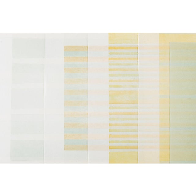 Agnes Martin Limited Edition Lithograph Print Set of 10, Minimalist Abstract Wall Art, 1990s For Sale In Detroit - Image 6 of 18