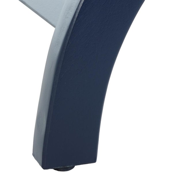 Wood Maxine Accent Table with Storage Drawer in Navy For Sale - Image 7 of 10