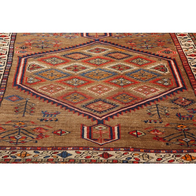 Late 19th Century Antique Persian Sarab Rug Runner - 04'01 X 15'01 For Sale - Image 5 of 9