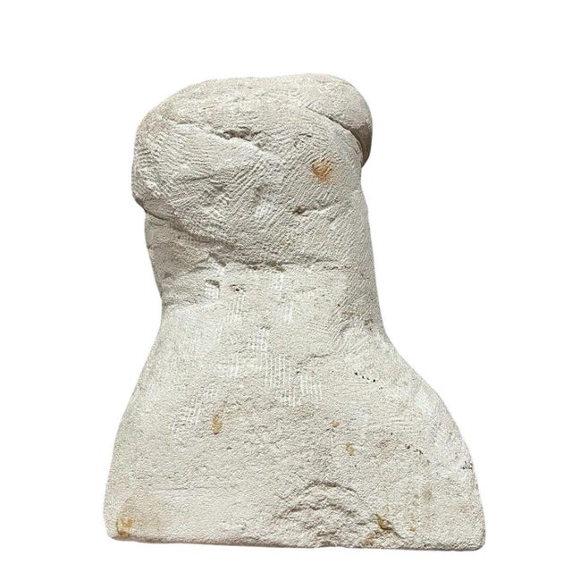 Art Deco Stone Bust Sculpture, 1920s For Sale - Image 3 of 5