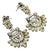 1950s Extra Large Rhinestone Dangle Earrings For Sale