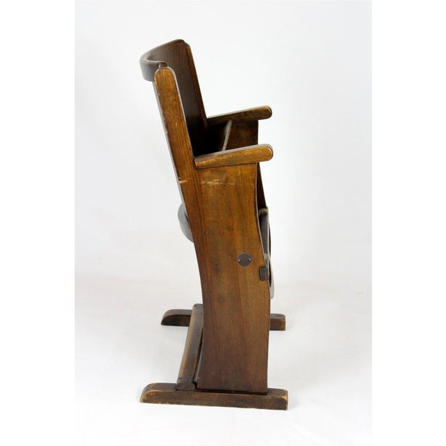 Vintage Cinema Chair, 1940s For Sale - Image 11 of 12