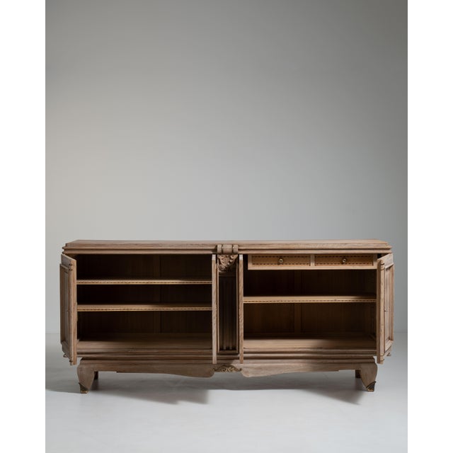 French 1940s Oak Buffet, Antique, France, Circa 1940 For Sale - Image 14 of 14