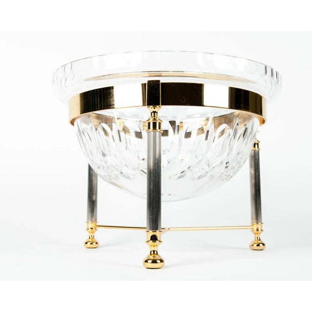 Mid 20th Century Vintage Cut Crystal Champagne Cooler For Sale - Image 5 of 8