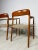 Wood Set of Danish No. 56 Dining Chairs in Teak by Niels O. Møller for J.L. Møller, 1950s For Sale - Image 7 of 10