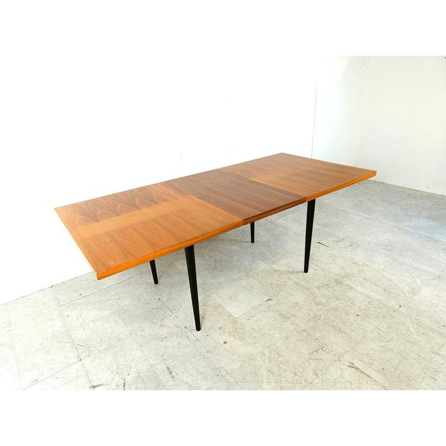Mid-Century Dining Table attributed to Jos De Mey, 1960s For Sale - Image 4 of 13