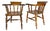 Pair of Antique Captain's Chairs; Circa 1860 For Sale