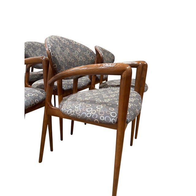 2010s Set of Eight Karina Guest Chair For Sale - Image 5 of 8