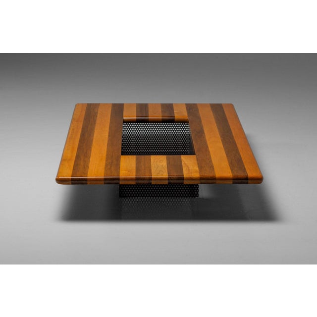 Black Saporro Coffee Table by Mario Marenco, Italy, 1975 For Sale - Image 8 of 14