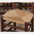 Vintage French Oak Straw-Seated Chairs, 1950, Set of 6, in Good conditions. Designed 1950 to 1959