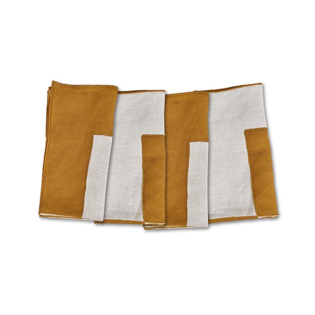 Our Celestial Collection 100-percent linen napkin four-sets are inspired by three different art icons of the 20th century:...