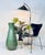 Large Turquoise Glazed Ceramic Floor Vase, Italy, 1950s For Sale - Image 13 of 18