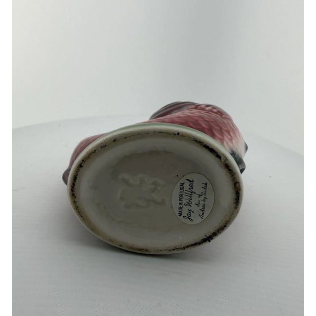 1990s Vintage MCM Jay Willfred Open Mouth Fish Vase Andrea by Sadek Portugal For Sale - Image 5 of 7
