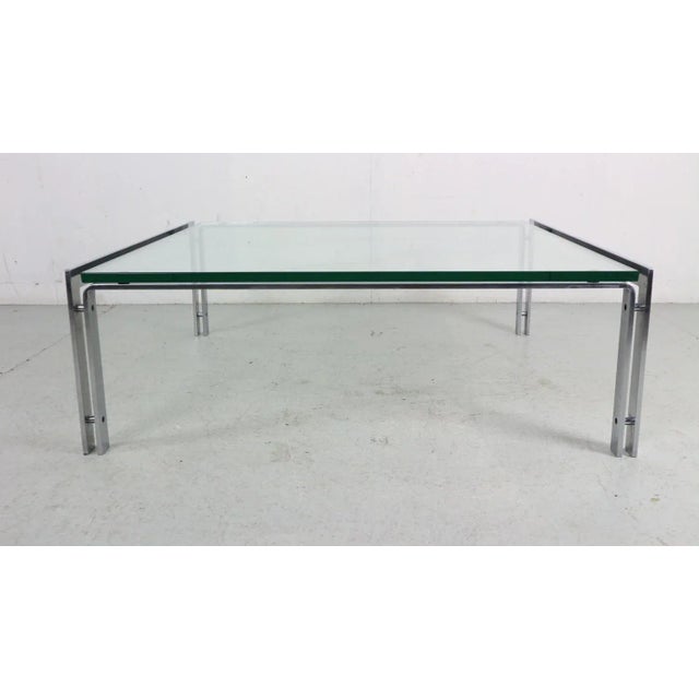 Mid-Century Modern period large coffee table designed by Hank Kwint for Metaform manufacture in The Netherlands, 1970....