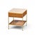 Paul McCobb for Calvin Irwin Group Model 8714 Mid Century Bleached Mahogany, Cane, Brass and Travertine Nightstand - Pair For Sale - Image 12 of 13