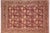 Red Elegant Pak-Persian Red/Brown Wool Rug - 8'0'' X 10'2'' For Sale - Image 8 of 9