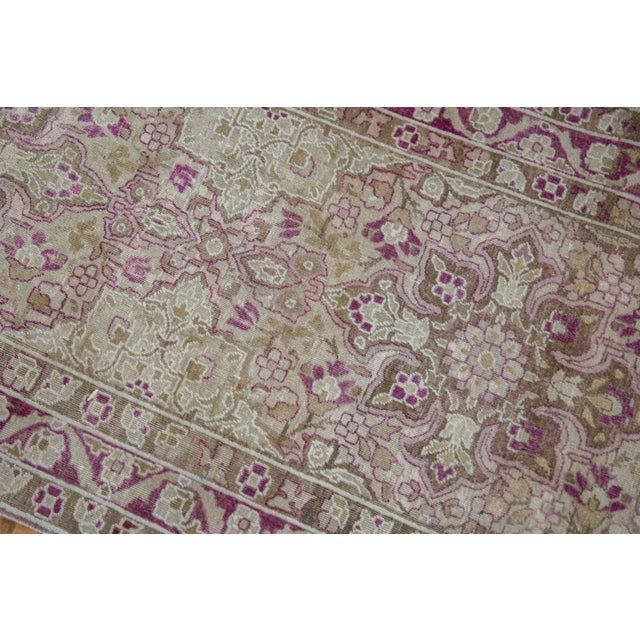 Ivory Vintage Distressed Yezd Rug Runner - 2'1" X 11'1" For Sale - Image 8 of 10