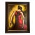 Expressive Spanish Flamenco Dancer Oil Painting in Red and Gold, Early 21st Century For Sale