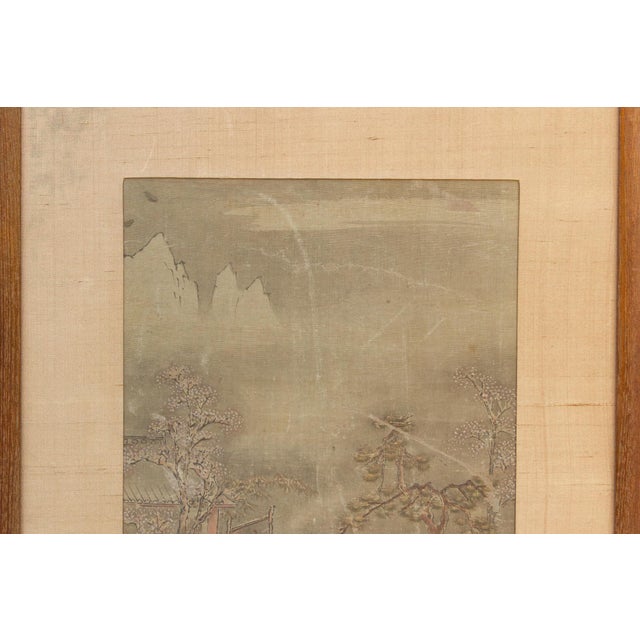 Antique Chinese Late Qing Landscape Painting For Sale - Image 10 of 12