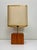 Mid-Century Modern Mid-Century Teak Block Table Lamp Tarogo, Japan, 1980s For Sale - Image 3 of 16