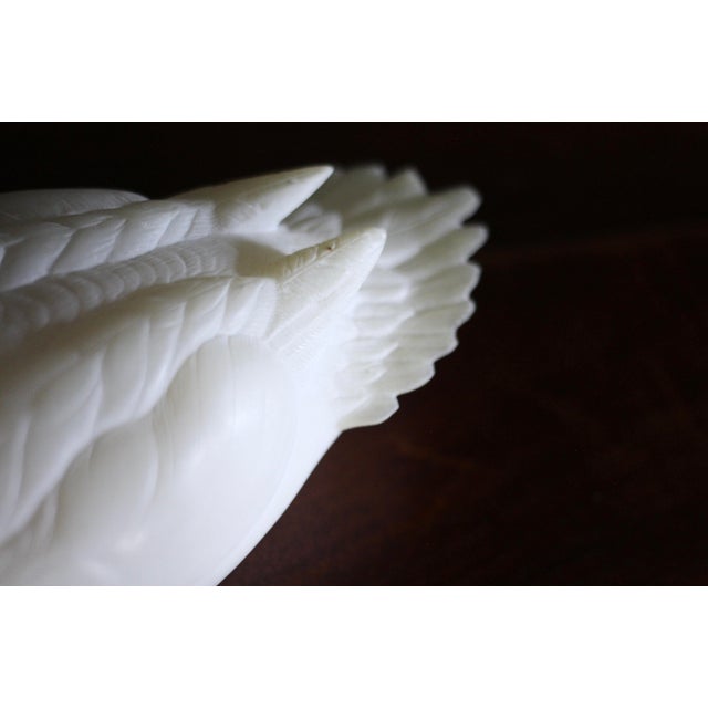 1970s Alabaster Duck Statue With Excellent Detail For Sale - Image 6 of 10