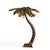 Henri Fernandez Brutalist Grande Palma Brass Palm Tree Sculpture Lamp The approximate measurements of this floor lamp are:...