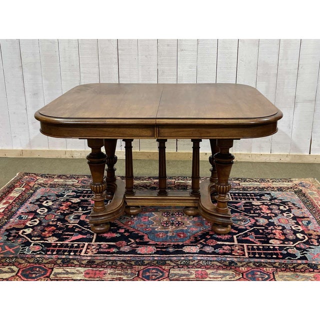 Early 20th Century Henri II Walnut Table with Extensions For Sale - Image 17 of 17