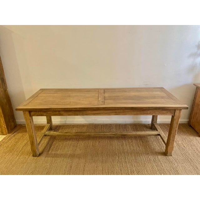 French Dining Table in Oak For Sale - Image 11 of 11