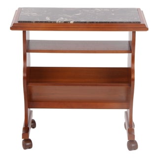 German Reading Table and Newspaper Holder, 1930s For Sale