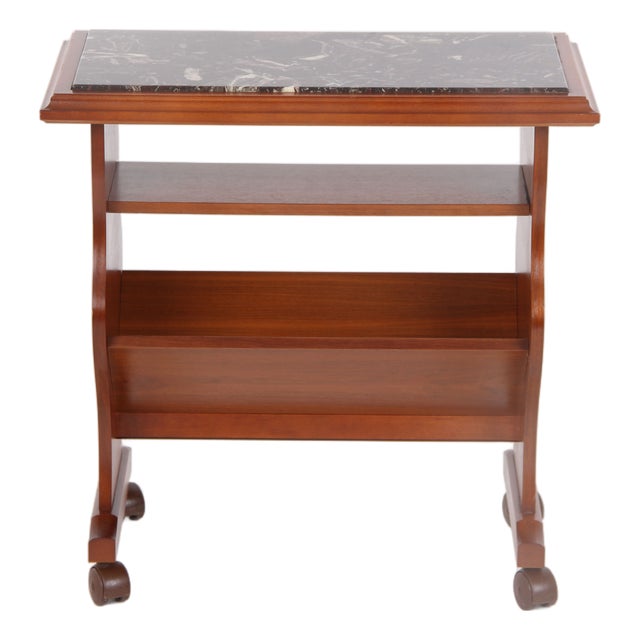 German Reading Table and Newspaper Holder, 1930s For Sale