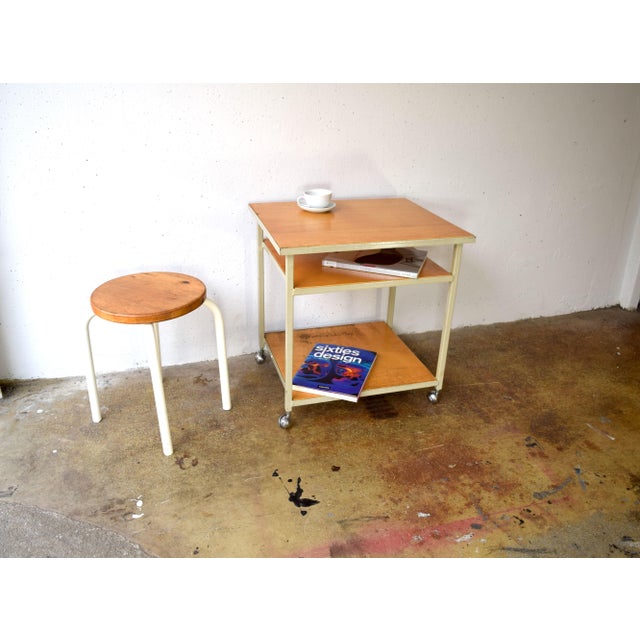 Industrial Vintage Industrial Sliding Table, 1950s For Sale - Image 3 of 7