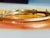 Mid Century 18k Yellow Gold Florentine Finish Diamond and Crescent Bangle Bracelet For Sale - Image 10 of 15