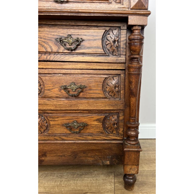 French Style Chest of Drawers with Marble Top For Sale - Image 14 of 18