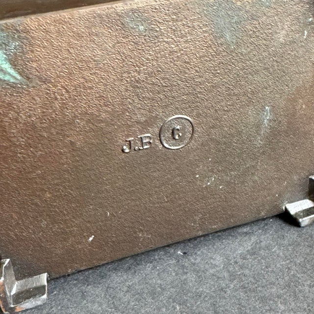 1940s Horse Statue Trophy Lidded Box Equestrian Ora Horse Racing Vintage Brass For Sale - Image 11 of 12