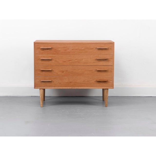 Mid-Century Modern Danish Oak Chest of Drawers by Kai Kristiansen for FM Møbler, 1960s For Sale - Image 3 of 16