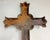 Huge Antique Industrial Outdoor Cast Iron Religious Catholic Crucifix Cross For Sale - Image 15 of 15