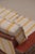 Wood Brutalist Burgundy 3-Seater Sofa with Striped Upholstery, 1970s For Sale - Image 7 of 18