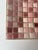 MCM Blush Pink Mosaic Tile Trivet / Decorative Tile Object, 5” Square For Sale - Image 4 of 7