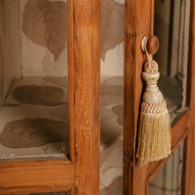 French Oak Corner Cabinet, 1890s For Sale - Image 5 of 6