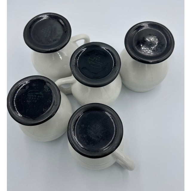 1950s 1950s Mid Century Modern Caribe Diner Puerto Rico Pedestal 5 Coffee Mug Rooster Weathervane For Sale - Image 5 of 6