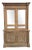 19th Century Empire Oak China Cabinet For Sale